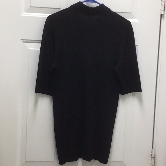 Lafayette 148 black sweater tunic/dress - Picture 5 of 6